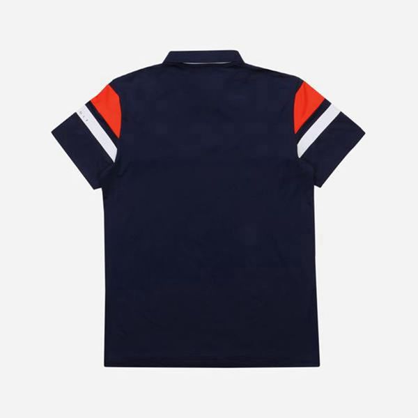 Fila Golf S/S Men's Polo Shirts - Navy/Red,NZ 279-14392